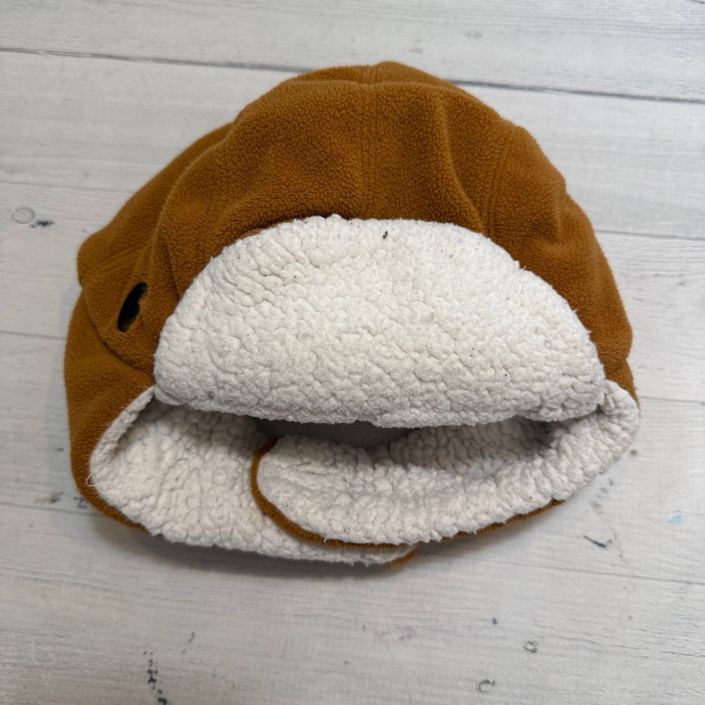 Carhartt infant toddler fleece Sherpa trapper winter hat with name "Bronson"